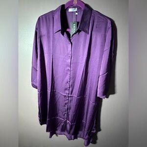 Ekouaer Purple Shirt XL